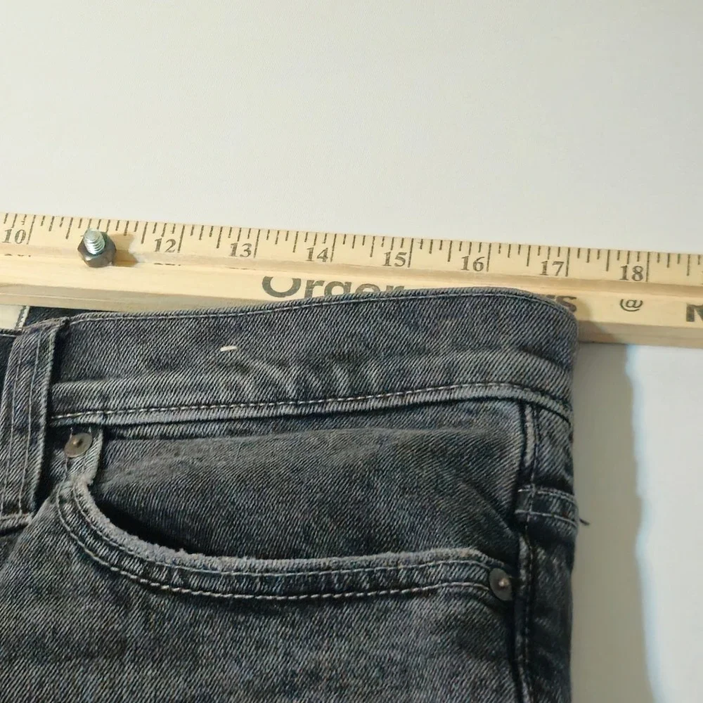 Madewell Jeans Mens‎ 34x34 Black Slim Fit Faded Dark Wash Denim Pants